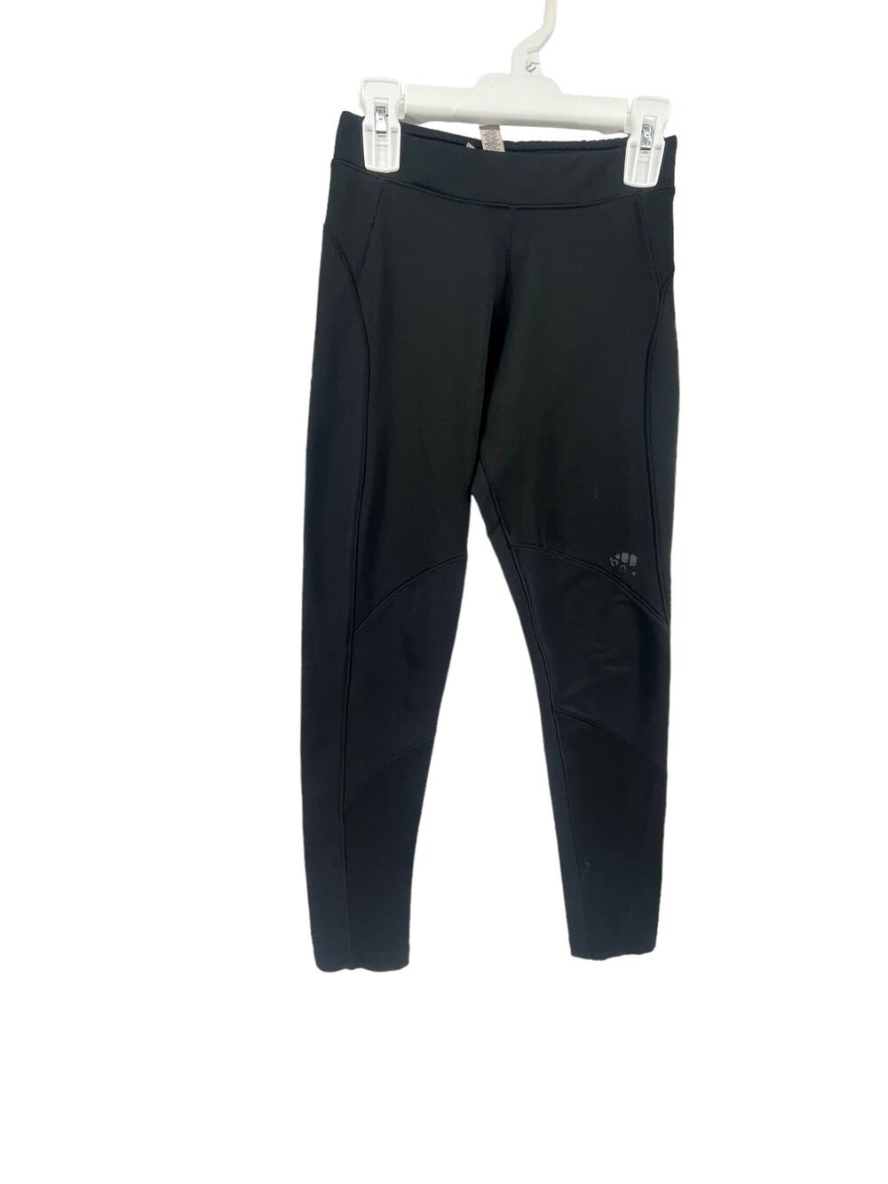 Adidas Black Athletic Fitted Leggings Cropped Tech Fit Women's Size XS 4-6